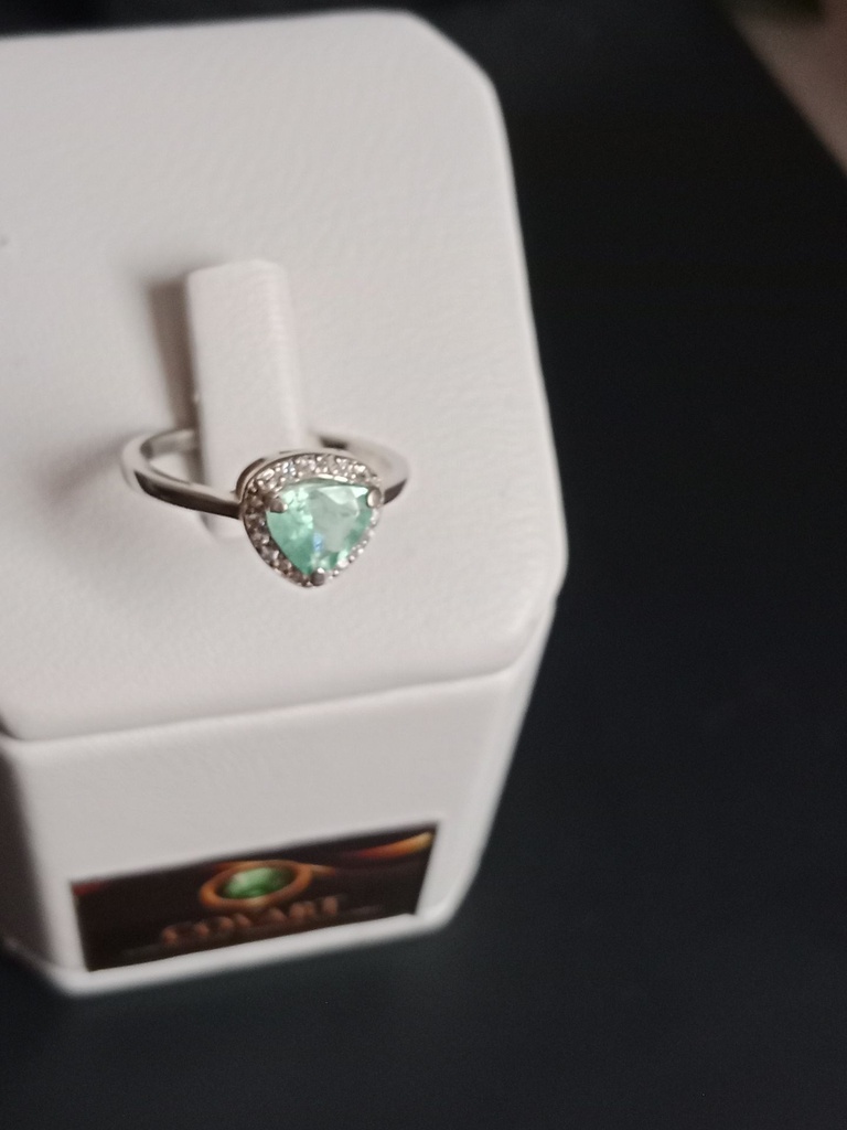 [NE76] ANILLO     ESMERALDA AGUAMARINA